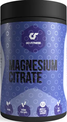 Produktbild von Go Fitness Magnesium Citrate (120 Caps) Unflavoured - Vitamine, Mineralien & Gesundheit - Mineralien