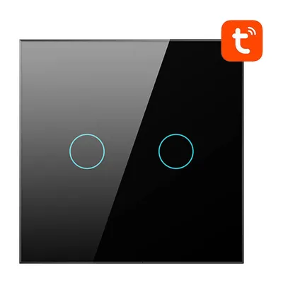 Obrázok produktu pre Smart Light Switch WiFi Avatto TS02-EU-B2 2 way (black)