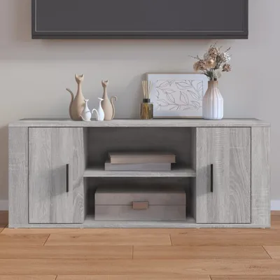 Produktbild von "2026 Promotion" TV-Schrank - TV-Lowboard - Grau Sonoma 100x35x40 cm Holzwerkstoff - TV-Regal CC28914