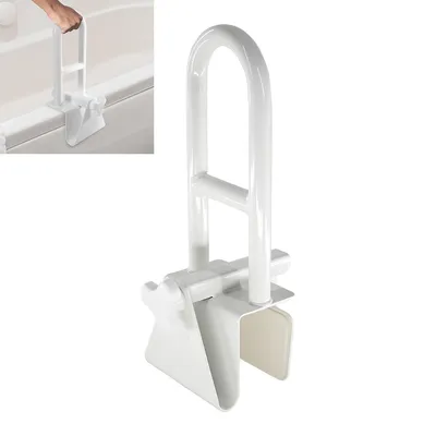 Produktbild von Haltegriffe für Badewanne,Stützgriffe, Gerader Haltegriff für Bad und WC,ältere Senioren,Kein Lochen nötig,für Badewannen mit einer Dicke 8–17,5 cm