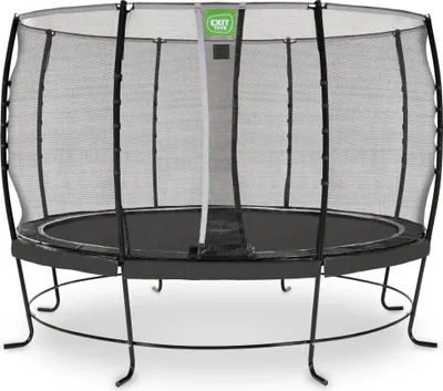 Image de EXIT Lotus Classic Trampoline ø366cm – Sur pieds – Rond – Trampoline de Jardin – Noir
