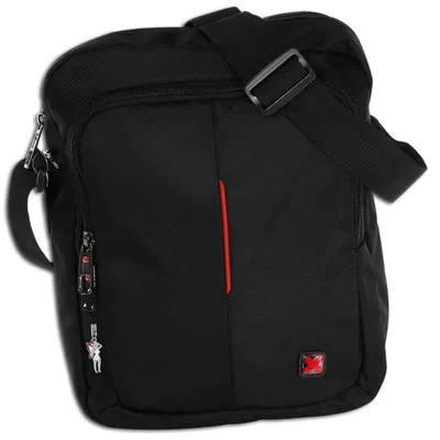 Produktbild von Travel N Meet Reißverschluss Messenger Bag schwarz Polyester OTD4207S