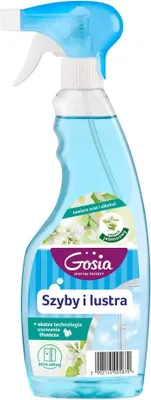 Obrázok produktu pre GOSIA ČISTIACI PROSTRIEDOK NA SKLO A ZRKADLÁ, VÔŇA JASNÍNU, 500 ML, kód: 9090.