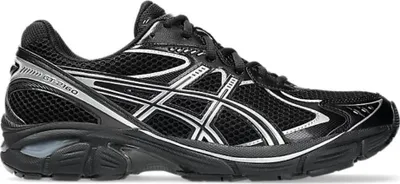 Produktbild von Kaufen Sie den ASICS GT-2160 Black Pure Silver bei Kicksshop. Sportlicher schwarz-silberner Sneaker mit GEL-Dämpfung und Retro-Running-Design.