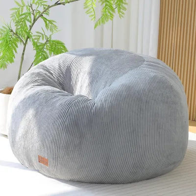 Immagine prodotto di Pouf rotondo in cotone, adatto sia per adulti che per bambini