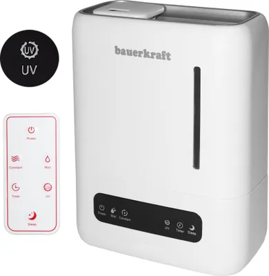 Zdjęcie produktu dla Nawilżacz powietrza filtr UV aromaterapia pilot timer Bauerkraft