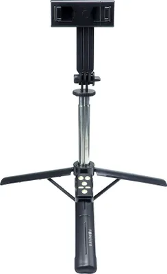 Produktbild von Forever SST-100 Schwarz Selfie Stick Stativ, Bluetooth tripod, Tiktok selfie stick, 360°Rotation