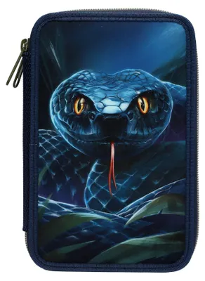 Produktbild von Depesche Adventure World 2 Fach Federtasche mit Schlange