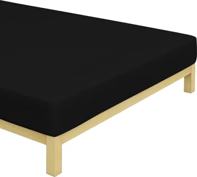 Obrázok produktu pre Jersey plachta čierna Veľkosť: 180 x 200 cm