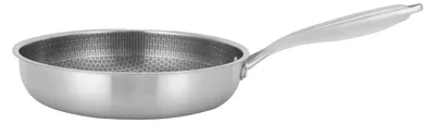 Immagine prodotto di Padella, acciaio inossidabile, rivestimento antiaderente, grigio chiaro, 28 cm