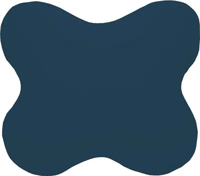 Produktbild von Bezug ACAMAR Schmetterlingskissen : Farbe - Marine