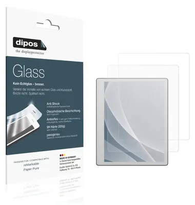 Immagine prodotto di 2x Pellicola Protettiva per reMarkable Paper Pure Protezione opaco Vetro Flessibile 9H dipos