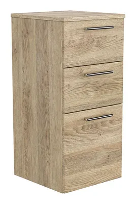 Productafbeelding van Medicijnkast, 75 cm, licht eikenhout, satijnglans