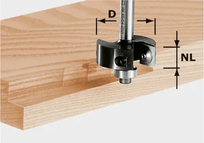 Produktbild von Festool Wendeplatten-Falzfräser HW Schaft 8 mm HW S8 D38/12 | 491085