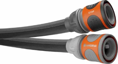 Produktbild von Gardena Liano, 10 m, Über Boden, Schwarz, Grau, Polyvinylchlorid (PVC), 22 bar, 1,3 cm