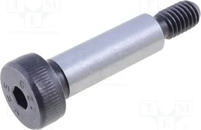 Immagine prodotto di 1 vite a testa esagonale M6, lunghezza totale: 25 mm, filettatura: 11 mm, esagono da 4 mm, conforme alla norma ISO 7379-8-M6-25