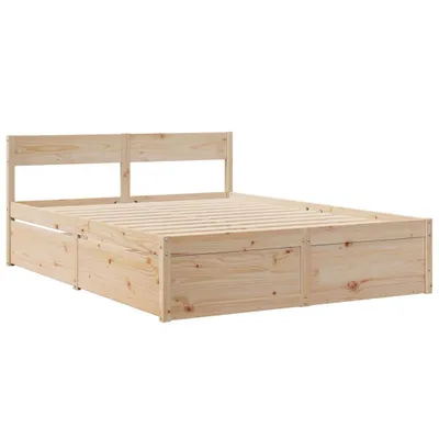 Obrázek produktu pro vidaXL Postel z masivu bez matrace 160x200 cm borovice