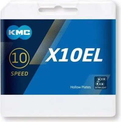 Immagine prodotto di Catena KMC X-10 EL Light - confezionata, 114 maglie, argento (10s)