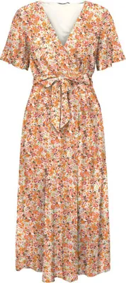 Produktbild von Only Lucie Fr Kurzarm Midi-kleid Orange S Frau Orange S