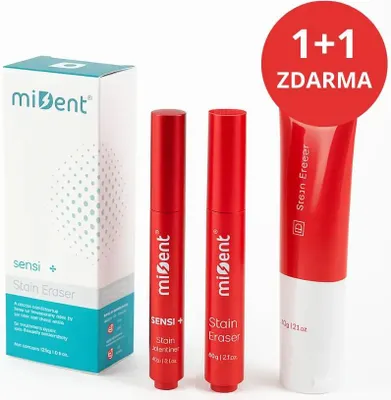 Obrázek produktu pro 1+1  Dvoufázový odstraňovač skvrn sensi+ miDent