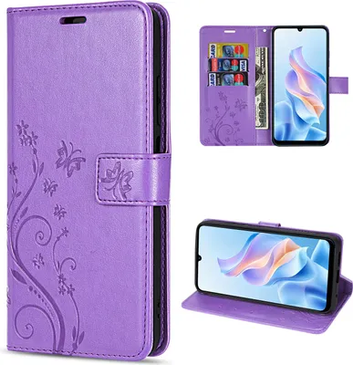 Produktbild von Hülle für ZTE Blade A76 5G Handy Tasche Handyhülle Hülle Schutzhülle Klapphülle in Lila