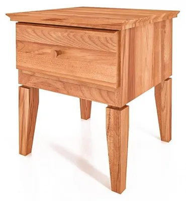 Produktbild von Nachttisch Sydo Kernbuche massiv 46x45x50 mit 1 Schublade