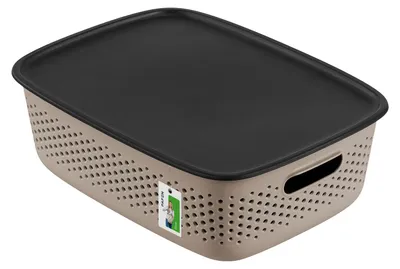 Produktbild von PAFEN OpenStore Aufbewahrungskorb 10L Taupe - Kunststoff PP