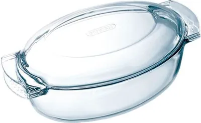 Zdjęcie produktu dla PYREX brytfanna owalna, z pokrywką, pojemność: 4,40+1,10 l, długość: 380 mm