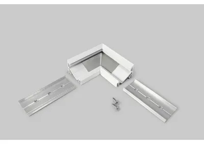 Produktbild von 90° Ecke für Aufbau-Eckprofil 30° Weiß