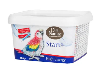 Obrázek produktu pro Deli Nature Start + High Energy - krmivo pro ruční krmení ptáčků 500g Deli Nature