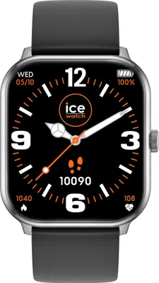 Produktbild von Ice-Watch 021411 Ice smart one - silver black Uhr Kautschuk schwarz