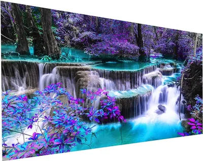 Produktbild von Gemälde DIY 5D Gemälde Erwachsene Leinwand Landschaft Diamantmalerei, (1 St)