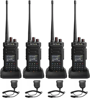 Produktbild von Retevis RT29S Funkgeräte, Dualband, IP67, Große Reichweite, 2800 mAh, Intelligente Rauschunterdrückung, LCD-Bildschirm, Walkie Talkie für Rettungsteam