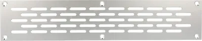 Produktbild von Aluminium Lochblech 250x50mm F1 Lüftungsgitter Lochung 20x3mm silber eloxiert
