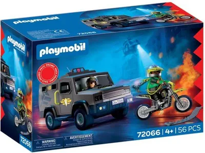 Produktbild von PLAYMOBIL Fourgon d'intervention des forces spéciales, City Action, Les policiers, Promo Pack, 56 Teile, 4+ Jahre