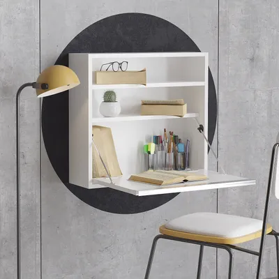 Image de Skye Decor, Optimum - White, Bureaux, blanc, 64 x 60 x 20 cm