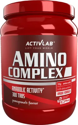 Produktbild von Activlab Amino Complex 300 Tabletten, Granatapfel, BCAA, Arginin, Muskelmasse