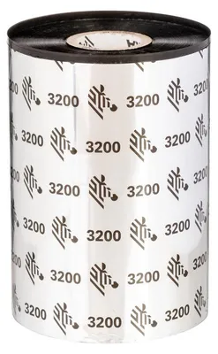 Zdjęcie produktu dla Zebra 3200 Wax/Resin, 74 m, 11 cm, 12 szt., Czarny, Wosk, 1,27 cm