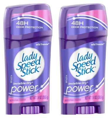 Immagine prodotto di Lady Speed Stick Wild Freesia Invisible Dry Deodorante Stick – Confezione da 2 pezzi - 2x39,6g