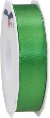 Produktbild von Geschenkband - Polyester - Grün - Rolle à 25 Meter, 25 mm Breite