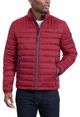 Productafbeelding van Tommy Hilfiger Ultra Loft donsjas voor heren, lichtgewicht en opvouwbaar, verkrijgbaar in verschillende maten