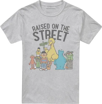 Immagine prodotto di Sesame Street - Maglietta "The In My Hood" per uomo/donna Unisex TV21480 (M) (Sporty Heather)