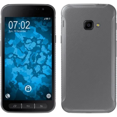 Produktbild von PhoneNatic Case kompatibel mit Samsung Galaxy Xcover 4 / 4s - clear Silikon Hülle Slimcase Cover