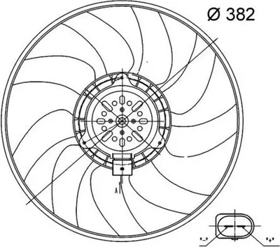 Obrázok produktu pre Audi A6 2.0/3.0 Ventilátor Chladiča