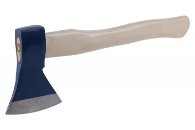 Produktbild von Axt 1500g 83cm mit ergonomischem Holzstiel, Stahlkopf und kreisförmigem Keil