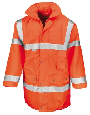 Produktbild von SAFE-GUARD by Result - "Motorway" Mantel Signalkleidung für Herren FK1426 (M) (Orange)