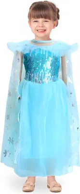 Produktbild von Prinzessin Blaues Damenkostüm 110/125cm
