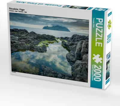 Produktbild von Calvendo Gásadalur, Vágar 2000 Teile Puzzle quer 900x670mm, Zilch Thomas; 7454293
