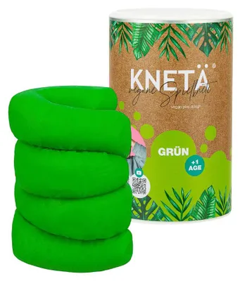 Obrázok produktu pre Modelovacia hmota Kneta XXL v tubuse, zelená, 1000 g – vegánska modelovacia hmota pre deti