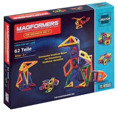 Immagine prodotto di Magformers Creator Designer Set 62 pezzi gioco magnetico